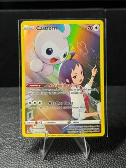 Castform TG11/TG30 Holo Lost Origin Trainer Gallery Pokemon NM - Image 1