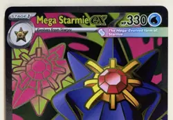 Pokemon Mega Starmie EX POR 102/088 Stage 1 Jetting Blow Nebula Beam English - Image 2
