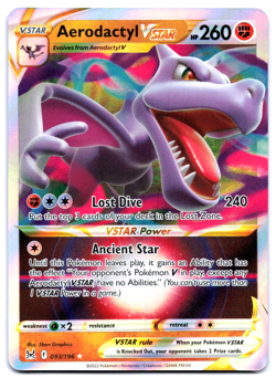 Pokemon TCG Aerodactyl VStar 093/196 Lost Origin Playset NM - Image 1