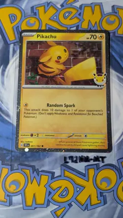 Pikachu 051/162 2026 Pokemon Day Cosmos Holo Promo With Coin Nm-Mt - Image 2