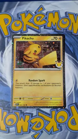 Pikachu 051/162 2026 Pokemon Day Cosmos Holo Promo With Coin Nm-Mt - Image 3