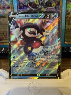 Galarian Mr. Rime V 049/189 - Ultra Rare Holo - Astral Radiance Pokemon TCG NM - Image 2