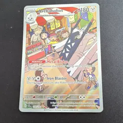 Pokemon Archaludon Illustration Rare Full Art Holo 155/142 Sv07 180 HP - Image 1