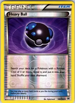 Heavy Ball 140/162 XY - BREAKthrough Pokemon LP Reverse Holo - Image 1