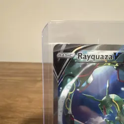 Pokemon Rayquaza V Alternate Full Art Holo Ultra Rare 194/203 Evolving Skies - Image 3