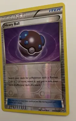 Heavy Ball 140/162 Pokemon TCG XY Breakthrough Reverse Holo LP - Image 2