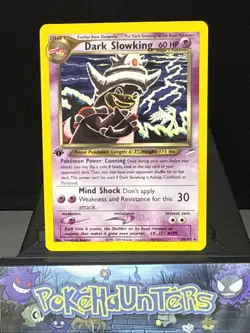 Pokemon Card Dark Slowking 20/105 Neo Destiny 1st Edition Rare Near Mint - Image 1