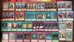 Complete X-Saber Edison Yugioh Deck with Extra, Staples, Higher Rarity - Image 1