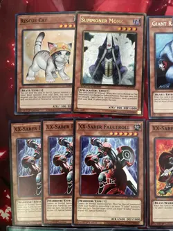 Complete X-Saber Edison Yugioh Deck with Extra, Staples, Higher Rarity - Image 2