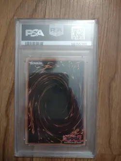 2004 Yugioh Flame Swordsman PSA 8 Graded Dark Beginning 1 - Image 2