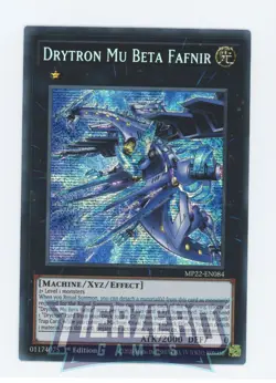 Yugioh MP22-EN084 Drytron Mu Beta Fafnir Prismatic Secret Rare 1st Edition NM - Image 1