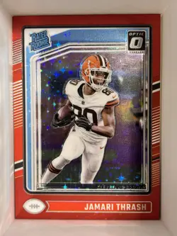 2024 Panini Donruss Optic Rated Rookie Jamari Thrash #241 Red Stars Prizm (RC) - Image 1