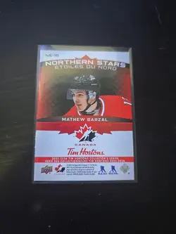2025-26 Upper Deck Tim Hortons Northern Stars Mathew Barzal Team Canada #NS-10 - Image 2