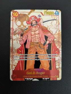 One Piece TCG Gol.D.Roger OP09-118 Secret Rare Alternative Art NM Condition - Image 1