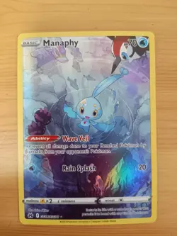 Pokemon TCG Manaphy GG06/GG70 Crown Zenith Galarian Gallery NM Condition - Image 1