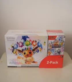 Pokemon TCG Prismatic Evolutions Costco Bundle ETB with Booster, New and Sealed - Image 1