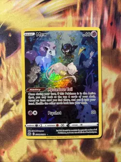 Pokemon TCG Mew GG10/GG70 Crown Zenith Galarian Gallery Holo Rare NM Condition - Image 1