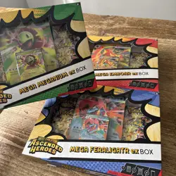 Pokemon TCG Ascended Heroes EX Box Set (Set Of 3) New Sealed - Image 2