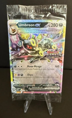 Pokemon Prismatic Evolutions Umbreon ex 60/131 Surprise Box Stamped Promo Sealed - Image 1