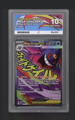 ACE 10 Mega Gengar Ex Mega Attack Rare 269/217 Ascended Heroes Pokemon Card - Image 1