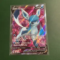 Pokemon TCG Glaceon V Evolving Skies 174/203 Holo Ultra Rare - Image 1