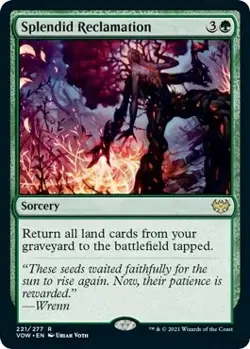 Magic The Gathering MTG SPLENDID RECLAMATION Innistrad: Crimson Vow NM Near Mint - Image 1