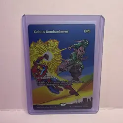 Goblin Bombardment Borderless (FOIL) N/M - Spider Man - MTG Magic The Gathering - Image 1