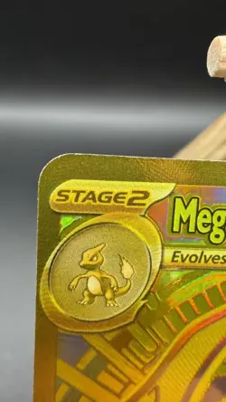 Pokemon TCG Gold Mega Charizard Y EX 294/217 Ascended Heroes Hyper Rare Mint - Image 3