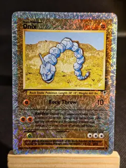 2002 Pokemon Legendary Collection #84 Onix Reverse Holo Foil - Image 1