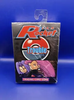 Pokemon TCG Team Rocket Trouble Theme Deck Jessie & James WOTC 1999 New Sealed - Image 1
