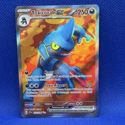 The Pokemon Company Toxicroak ex 232/198 Scarlet & Violet Ultra Rare 250 HP Holo - Image 1