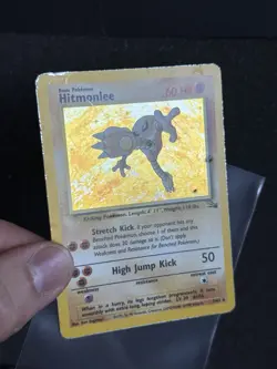 Pokemon Hitmonlee 7/62 Holo Fossil - Image 3
