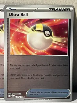 4x Ultra Ball Reverse Holo Playset ME01: Mega Evolution 131/132 Pokemon TCG - Image 2