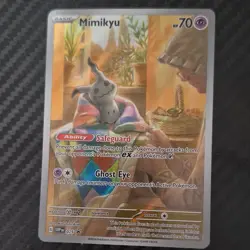 Pokemon Mimikyu 075 SVP Scarlet & Violet Promo Full Art Holo Card English - Image 1