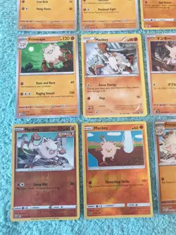 MANKEY, PRIMEAPE, & ANNIHILAPE BUNDLE OF POKEMON CARDS - Image 4