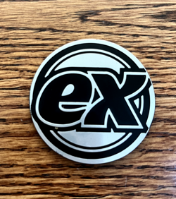 EX Pokemon Token Coin Silver Plastic Jumbo Token , Trading Card Games EX Stock - Image 1