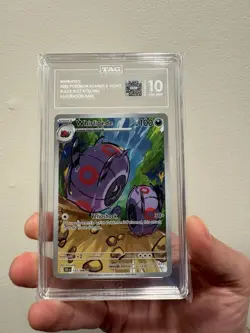 Pokemon TCG Whirlipede IR Black Bolt 133/086 TAG Gem Mint 10 - Image 1
