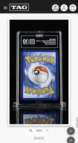 Pokemon TCG Whirlipede IR Black Bolt 133/086 TAG Gem Mint 10 - Image 5