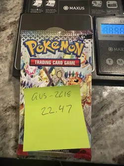 22.47g! HEAVY! -Pokemon Prismatic Evolution Booster Pack -Possible GODU - Image 3