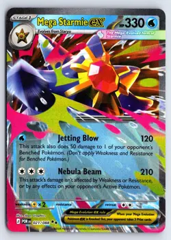 Mega Starmie ex 021/088 Perfect Order Pokemon NM - Image 1