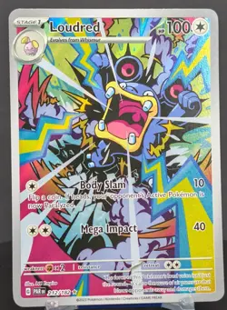 Pokemon Loudred #212/182 English Paradox Rift Illustration Rare Full Art - Image 1