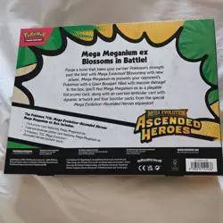 Pokemon TCG: Mega Evolution Ascended Heroes - Mega Meganium Ex Box - Image 2