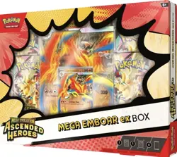 Pokemon TCG: Ascended Heroes - Mega Emboar EX - New & Sealed - Image 1