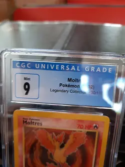 Moltres cgc 9 MINT Legendary Collection 2002 card psa 30/110 NON HOLO Rare Ccg - Image 2