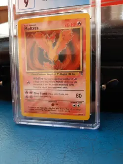 Moltres cgc 9 MINT Legendary Collection 2002 card psa 30/110 NON HOLO Rare Ccg - Image 4
