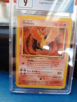 Moltres cgc 9 MINT Legendary Collection 2002 card psa 30/110 NON HOLO Rare Ccg - Image 5