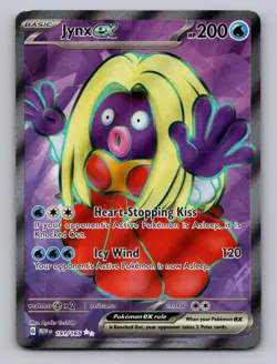 Jynx ex 191/165 Ultra Rare Holo SV: Scarlet Violet 151 Pokemon Near Mint - Image 1