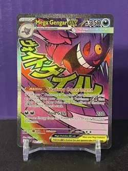 Pokemon TCG Mega Gengar EX 269/217 Ascended Heroes Full Art Mega Attack Rare NM - Image 1