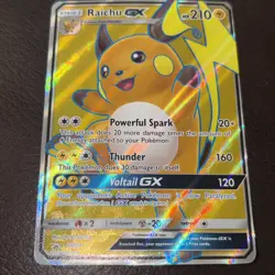 Pokemon Raichu GX SM90 Holo NM - Image 2