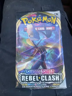Pokemon TCG Rebel Clash Booster Pack Sealed Sword And Shield - Image 1